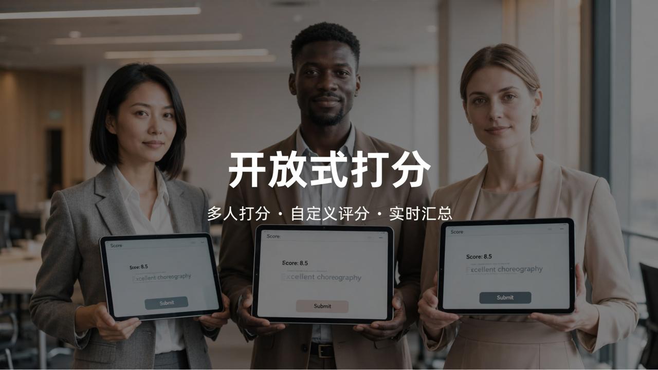 开放式打分怎么用？「多人打分」自定义评分方式，灵活评价