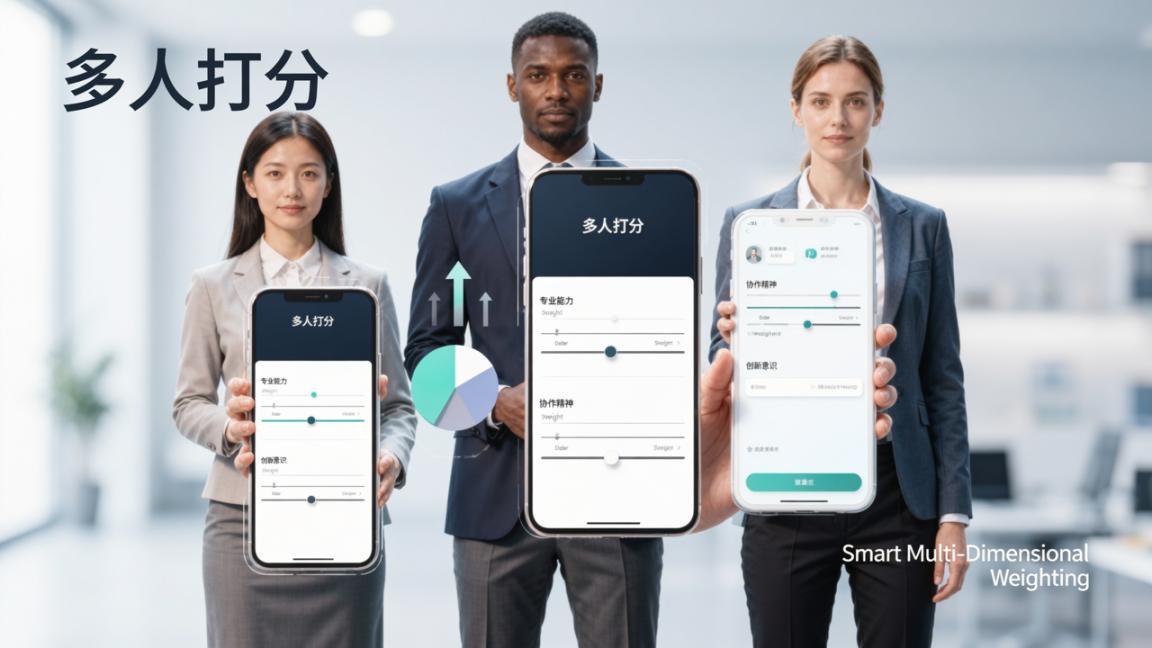 多维打分怎么设置权重？「多人打分」权重分配，结果更合理
