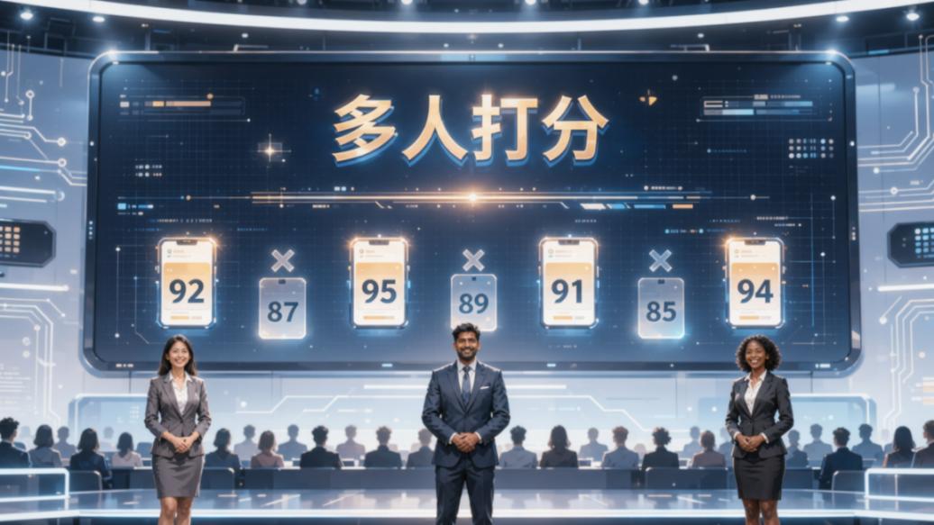 比赛打分怎么去掉最高分最低分？「多人打分」评委打分系统，自动排名