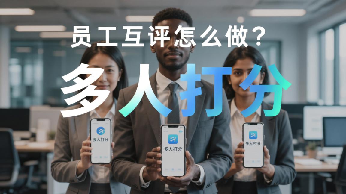 员工互评怎么做？「多人打分」匿名互评打分系统，自动汇总统计