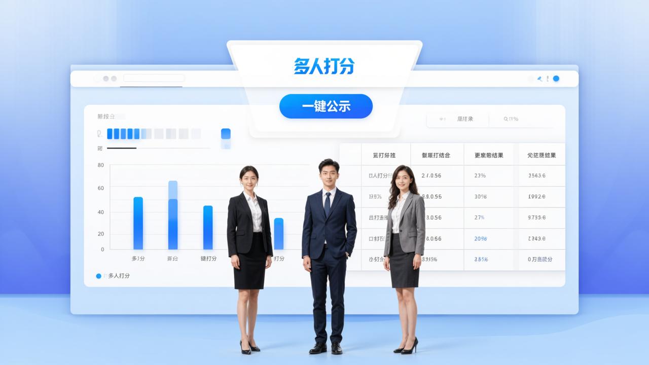 评比活动全流程怎么组织？「多人打分」从创建评分到公示结果一步到位