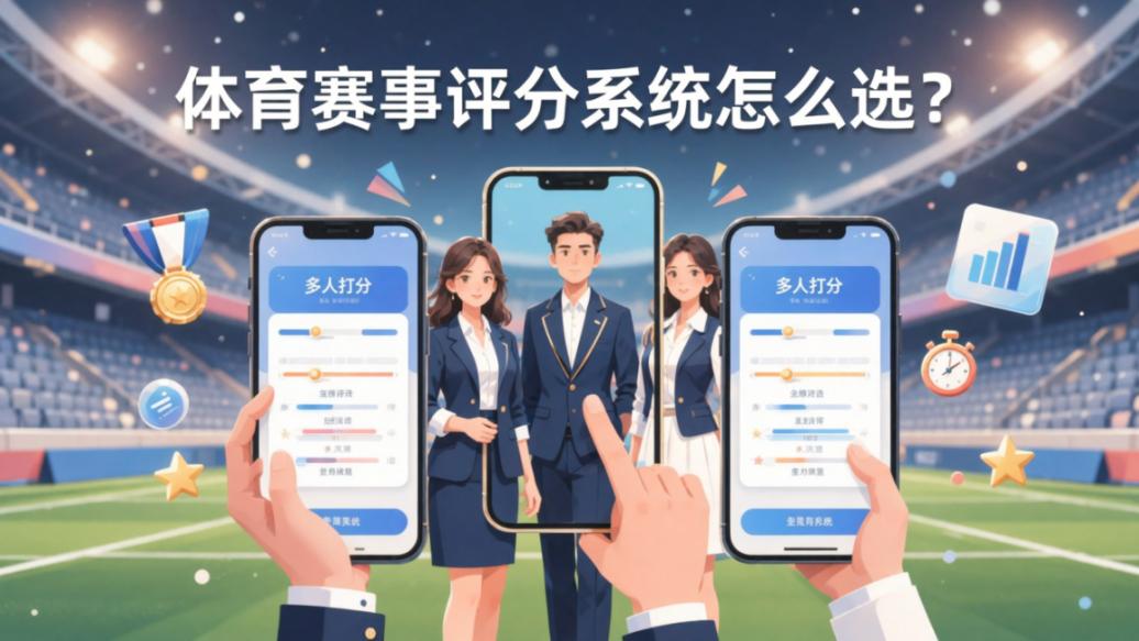 体育赛事评分系统怎么选？「多人打分」自定义评分指标，多评委在线打分自动排名