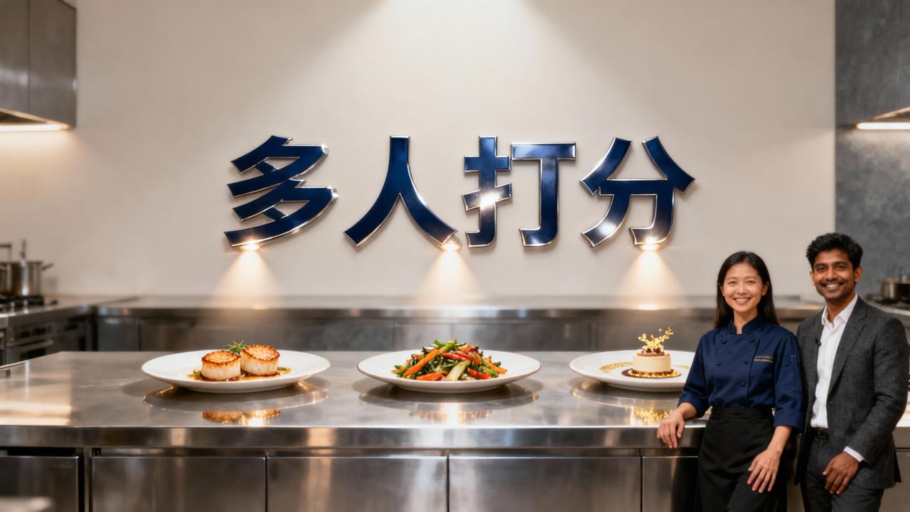 厨艺大赛评分标准怎么定？「多人打分」自定义评分指标+多评委打分，烹饪比赛公平公正