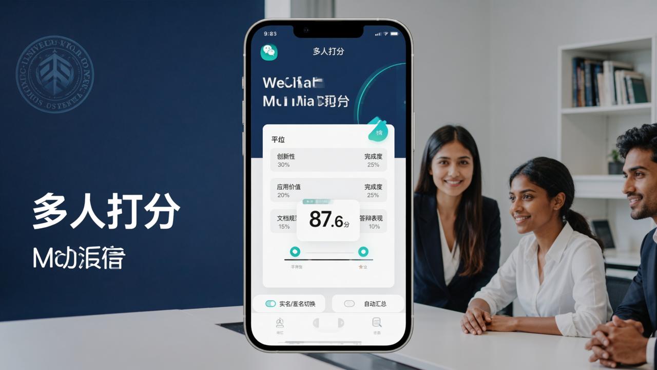 项目结题验收评审怎么做？「多人打分」自定义评分指标，多维度评估项目成果