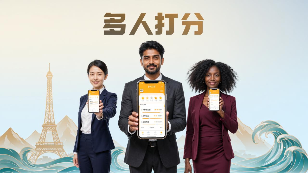 导游服务质量怎么评分？「多人打分」自定义评分指标+多评委打分，旅游体验评价轻松搞定