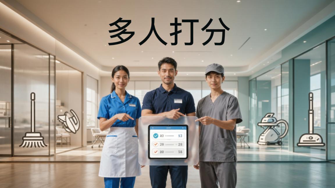 家政服务员实操考核怎么评分？「多人打分」自定义评分指标+多评委打分，家政服务考核轻松搞定