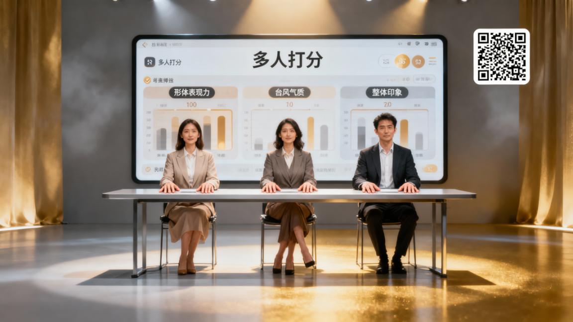 模特大赛评分标准怎么定？「多人打分」自定义评分指标+多评委在线打分，选美走秀公平公正