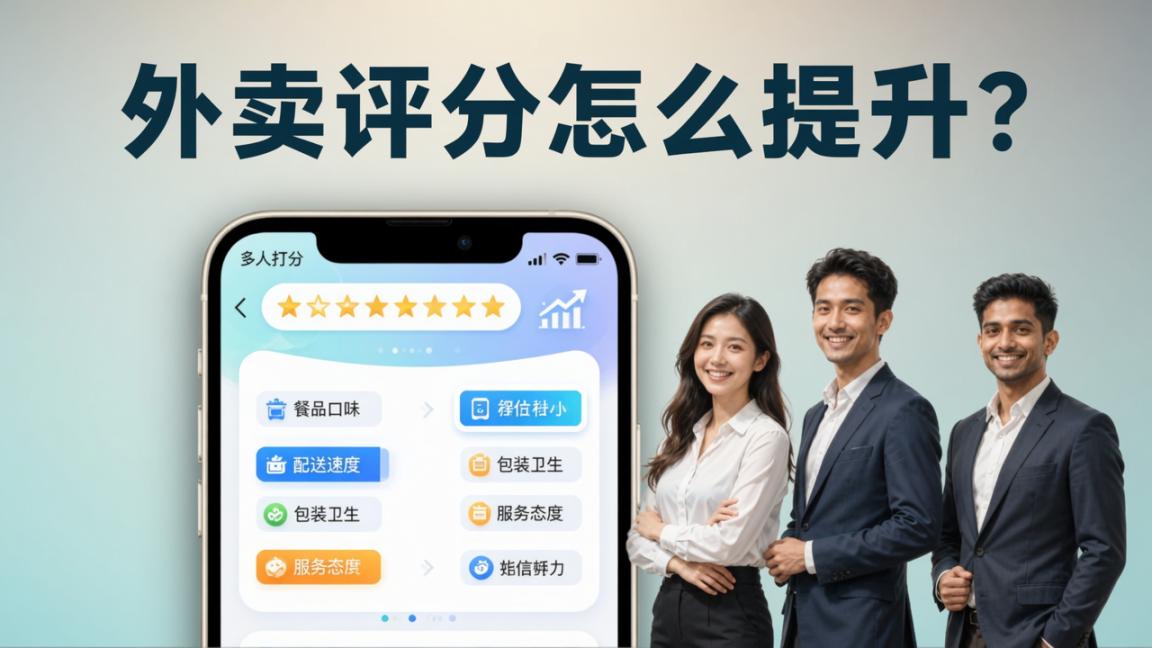 外卖评分怎么提升？「多人打分」自定义评分+多维度评价，店铺评分轻松管理